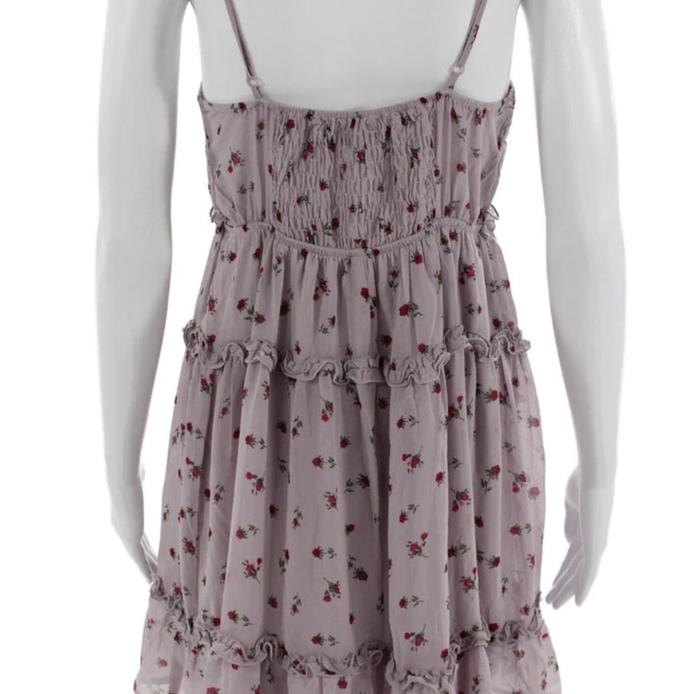 Row•A  Floral Ruffle Dress with Spaghetti Straps Size M - Picture 3 of 6